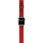 Epico textilní pletený pásek pro Apple Watch 42/44/45 mm - červený