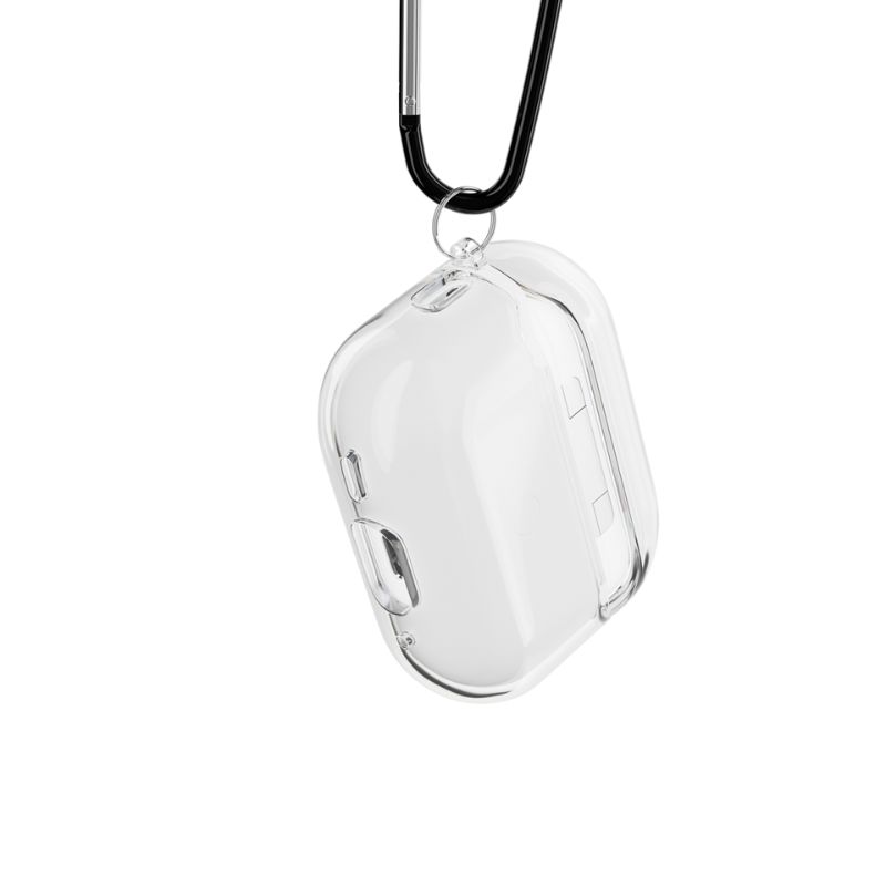 Epico transparentní pouzdro s karabinou AirPods Pro 3 - bílá transparentní