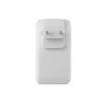Epico Travel UltraBoost Flat GaN 65W napájací adaptér EU65 | 2× USB-C, 1× USB-A | biely | zástrčky pre EÚ, UK, AU a USA