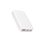 Epico Travel UltraBoost Flat GaN 65W napájací adaptér EU65 | 2× USB-C, 1× USB-A | biely | zástrčky pre EÚ, UK, AU a USA