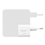 Epico UltraBoost Micro AVS GaN 100W dynamický síťový adaptér EA100b | bílá | technologie GaN & Power Delivery