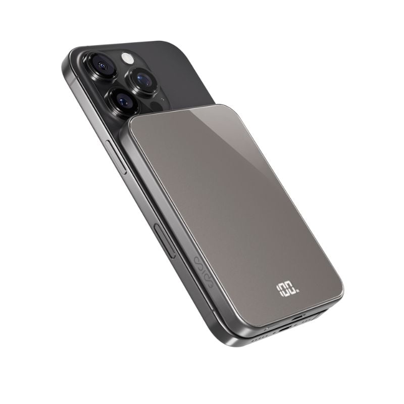 Epico UltraPack 5000mAh Mag+ Wireless Power Bank EM45 - titanová