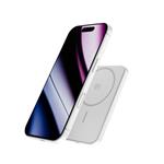 Epico UltraPack Qi2 25W Slim 5000mAh hliníková Mag+ bezdrôtová powerbanka EM55 | strieborná | MagSafe kompatibilná