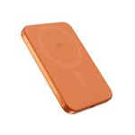 Epico UltraPack Qi2 Slim 5000mAh hliníková Mag+ bezdrôtová powerbanka EM51 | oranžová | 15W