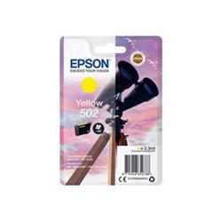 Epson 502 Yellow, žlutá - originální