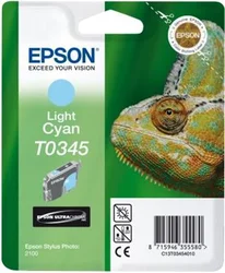 Epson Inkoustová Light Cyan T0345 Ultra Chrome pro Stylus Photo 2100 - originální