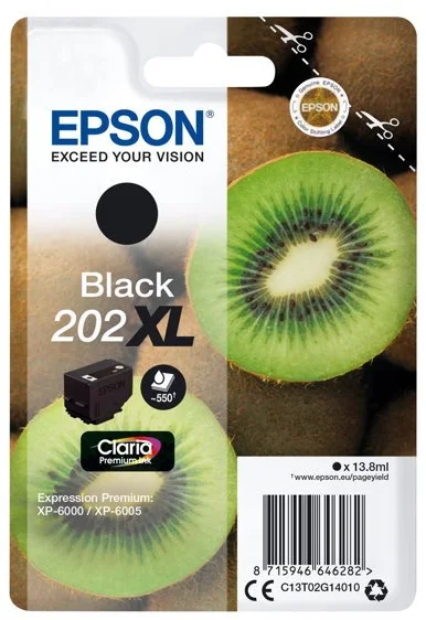 Epson Singlepack Black 202XL Claria Premium Ink čierna - originálne C13T02G14010