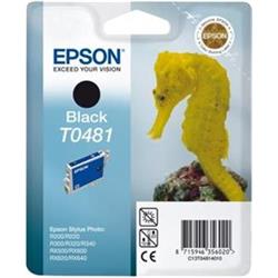 Epson T0481 Black 13ml pro Stylus Photo R200,R300,R320,R340,RX500,RX600,RX620,RX640 - originální