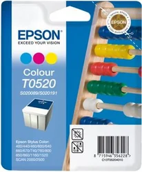 Epson T0520 Color 35ml pre Stylus C400/600/800/1520/440/640 - originálne C13T05204010