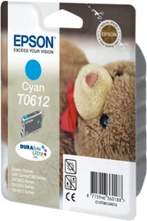 Epson T0612 Cyan 8ml pre Stylus D68/D88/DX3850/DX4850 - originálne C13T06124010