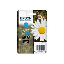 Epson T1812 Cyan, azurová - originál C13T18124012 Pro - Expression Home XP-30, XP-102, XP-202, XP-205, XP-302, XP-305, XP-402, XP-405 - Cartridge inkoustové