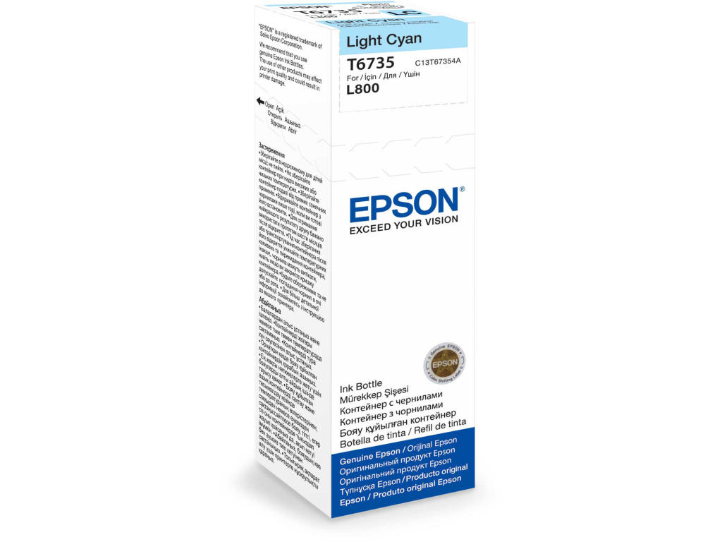 Epson T6735 Light Cyan, světle azurová