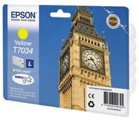 Epson T7034 L Yellow, až 800 stran, pro série WP4000/4500 (WP-4015,WP-4025,WP-4515,WP-4525,WP-4535,WP-4545) - originální C13T70344010 - Cartridge inkoustové