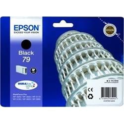 Epson T7911 Black, 14ml, pro série WF-5110DW,WF-5190DW,WF-5620DWF,WF-5690DWF - originální