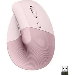 Ergonomická myš Logitech Lift Vertical Dark Rose