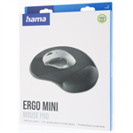 Ergonomická podložka pod myš Hama Mini, čierna