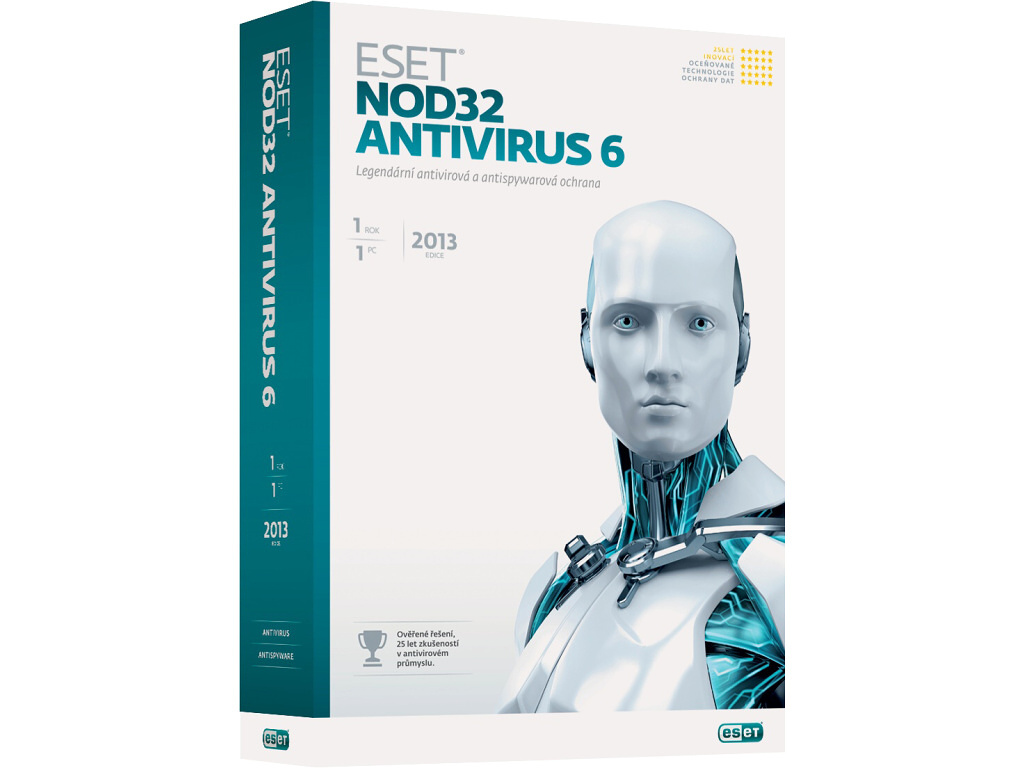 ESET NOD32 Antivirus 2 lic. 2 roky update (EAV002U2) elektronická