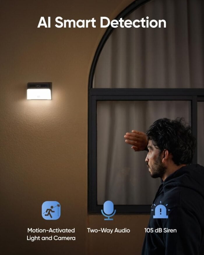 Eufy Solar Wall Light Cam S120 (T81A0311)