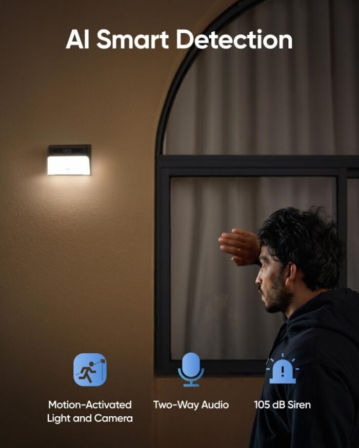Eufy Solar Wall Light Cam S120 (T81A0311)