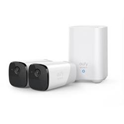 Eufy T88413D2 + Základna, bílá, 2ks (T88413D2)