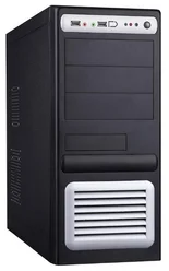 Eurocase ML 5435 (černo/stříbrná) + zdroj 400W PFC 12cm fan