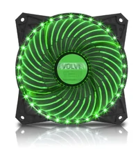 EVOLVEO 12L2GR, LED 33 bodov, 120mm ventilátor, zelený