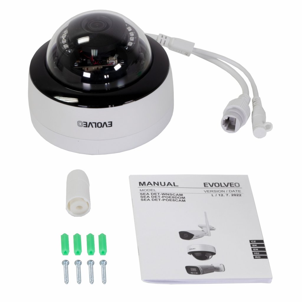 EVOLVEO Detective POE8 SMART - kamera antivandal POE/ IP