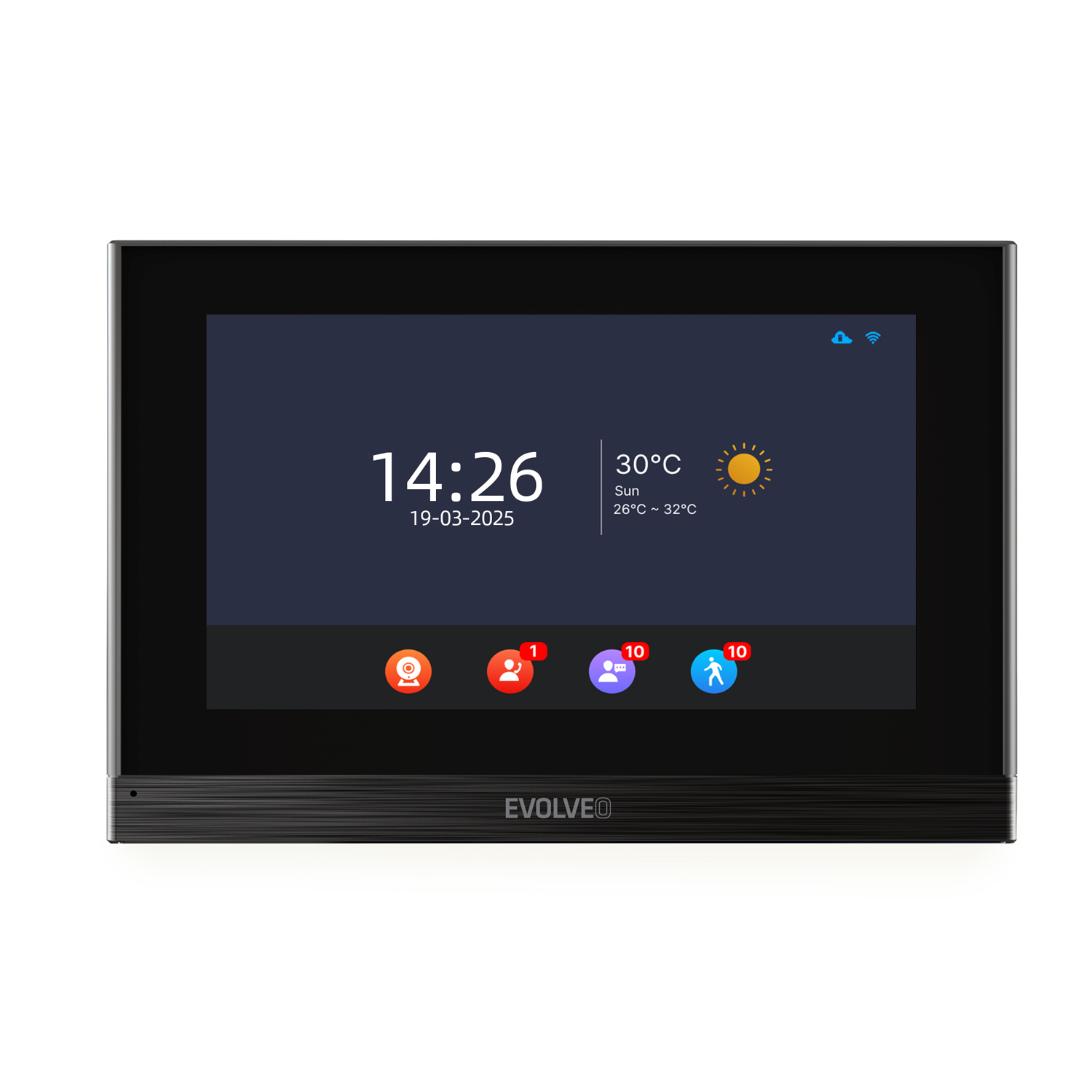 EVOLVEO DoorPhone ID-1, 2drátový videotelefon s RFID, otiskem prstu a podporou ONVIF kamer