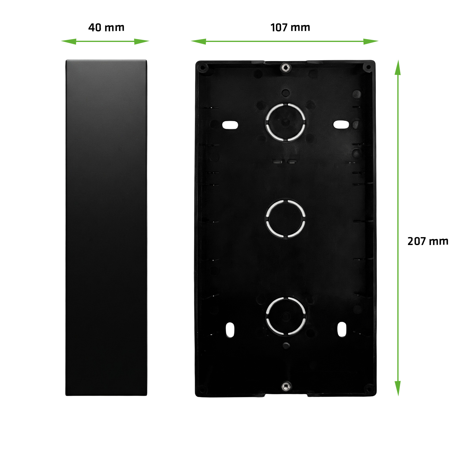 EVOLVEO DoorPhone ID-1, 2drátový videotelefon s RFID, otiskem prstu a podporou ONVIF kamer