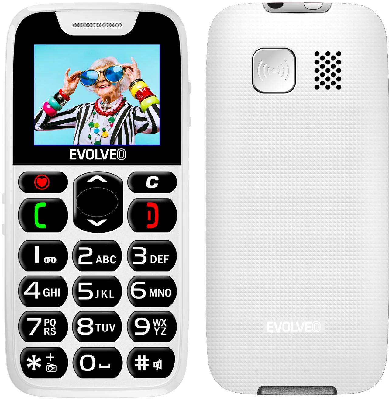EVOLVEO EasyPhone bílý