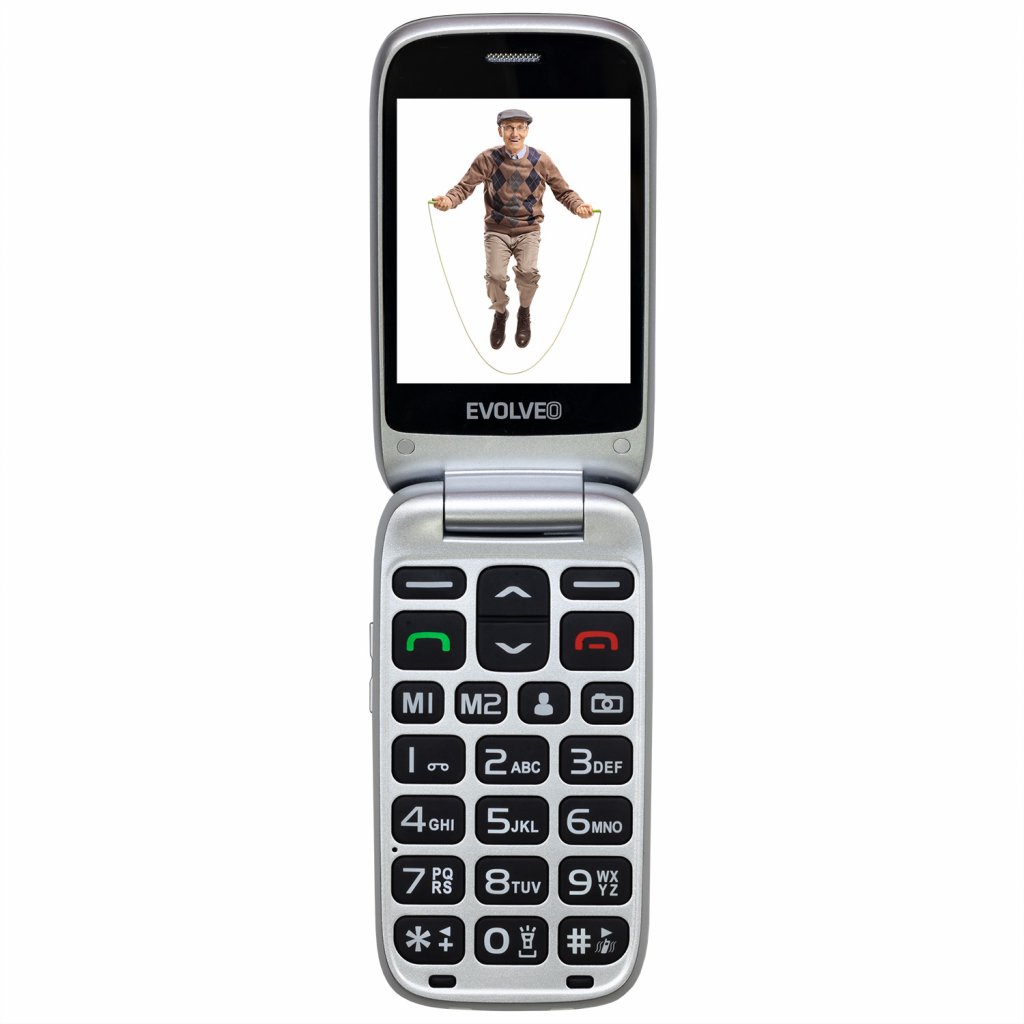 EVOLVEO EasyPhone FS červená barva