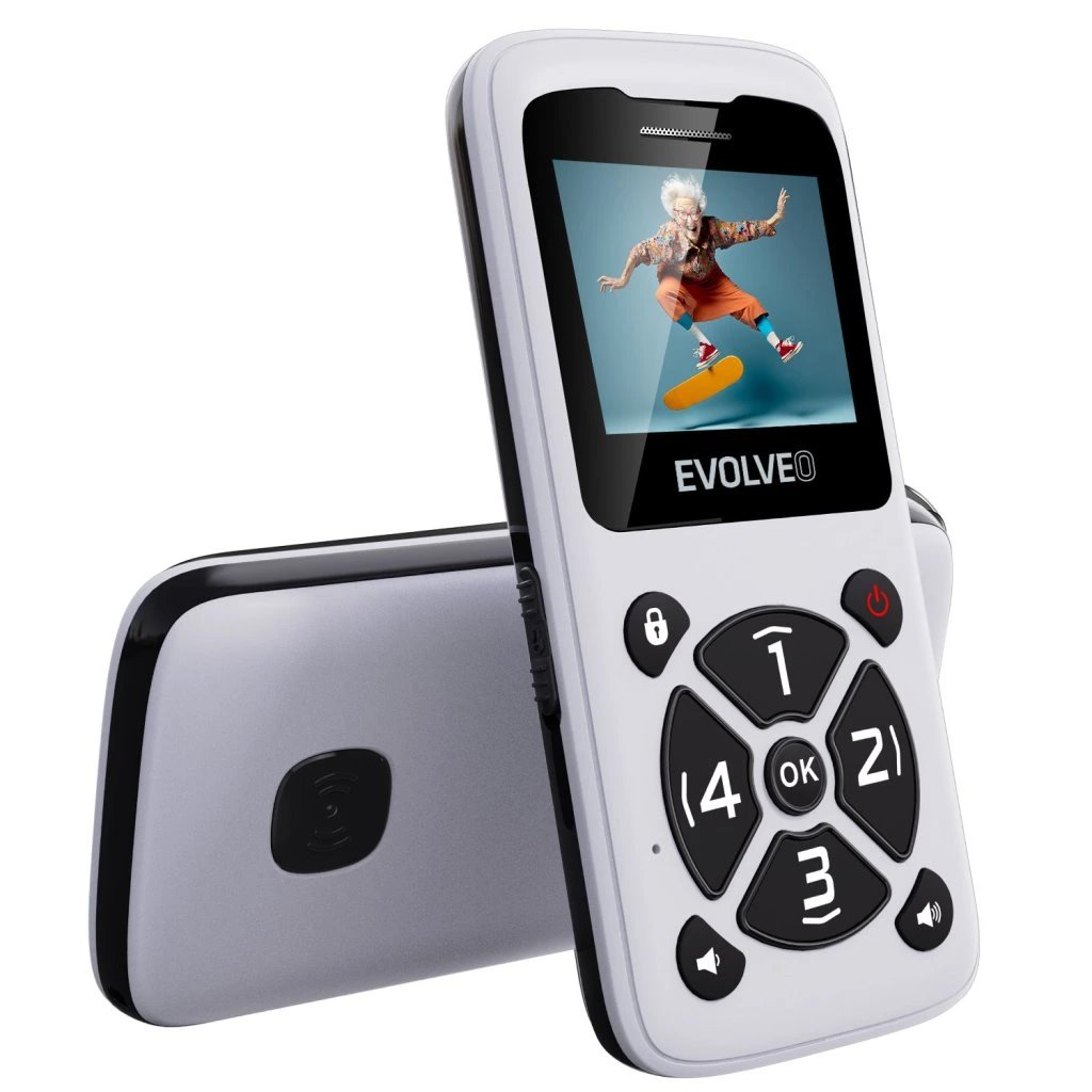 EVOLVEO EasyPhone ID biely