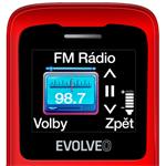 EVOLVEO EasyPhone ID červená