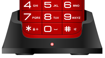 EVOLVEO EasyPhone XO červená