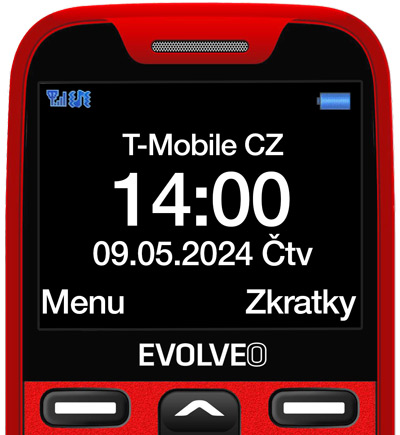 EVOLVEO EasyPhone XR červený