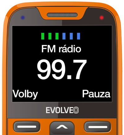EVOLVEO EasyPhone XR oranžový