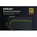 EVOLVEO G650, 650W, 80+ GOLD, ATX 3.1, PCIe 5.1, modulárny