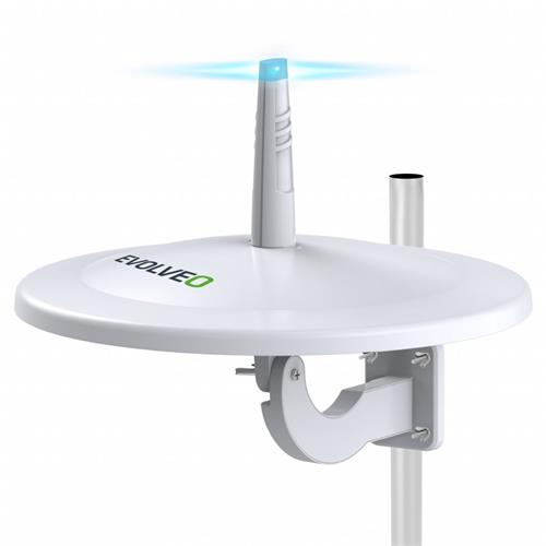 EVOLVEO Jade 3, aktívna vonkajšia anténa FM/DAB+/DVB-T2, LTE,4G,5G filter
