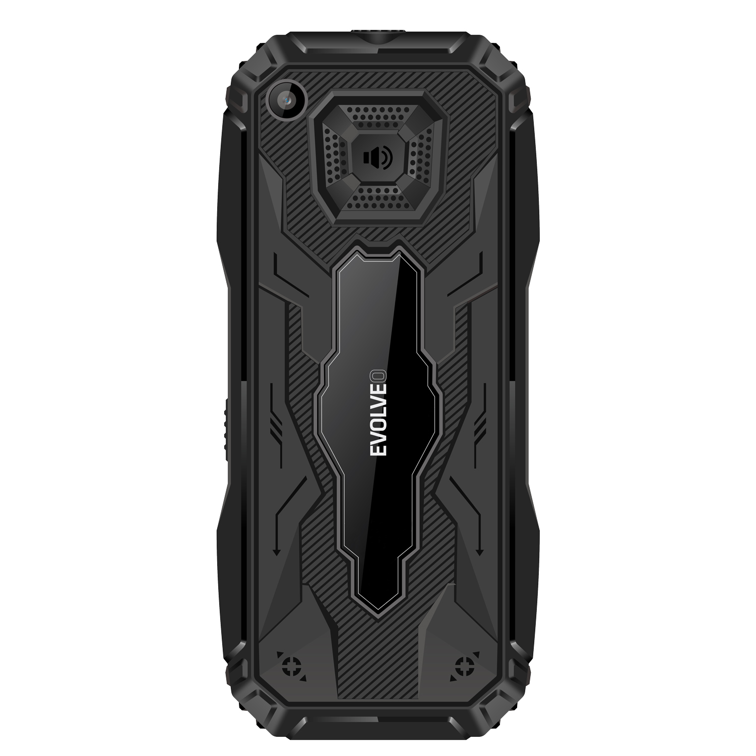 EVOLVEO MaxPhone A1, tlačidlový telefón Dual SIM, čierny