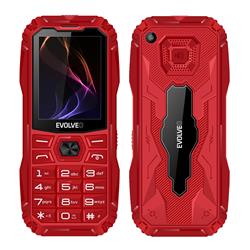 EVOLVEO MaxPhone A1, tlačidlový telefón s podporou dvoch SIM kariet, červený