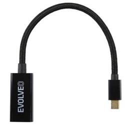 EVOLVEO Mini DisplayPort - HDMI adaptér EV-mDP-HDMI - Kabely + redukce