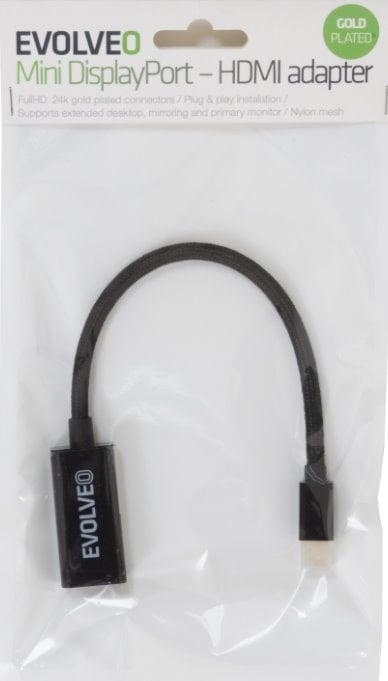 EVOLVEO miniDisplayPort - adaptér HDMI
