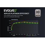EVOLVEO P1000, 1000W, 80+ PLATINUM, ATX 3.1, PCIe 5.1, modulárny