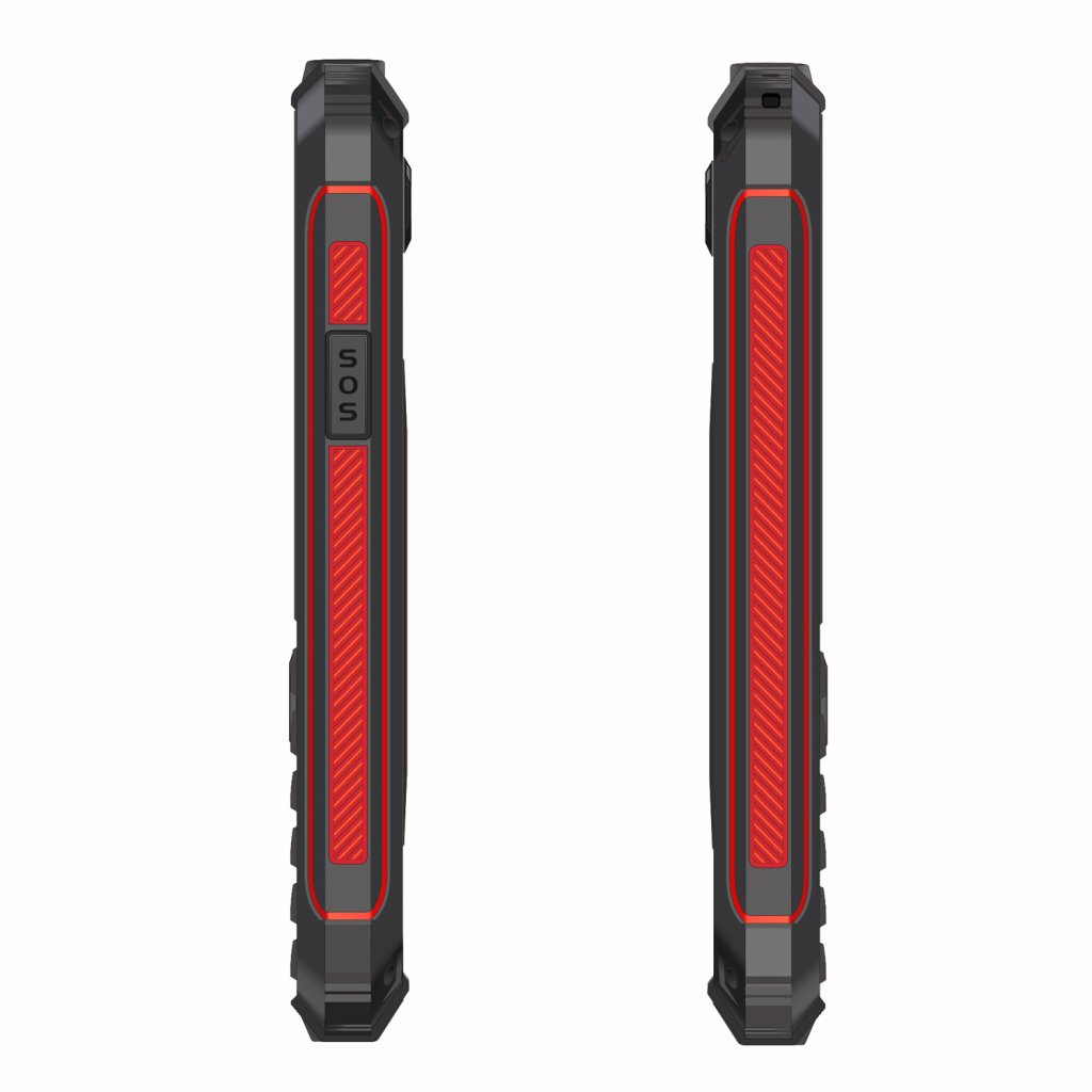 EVOLVEO StrongPhone W4 čierno-červený