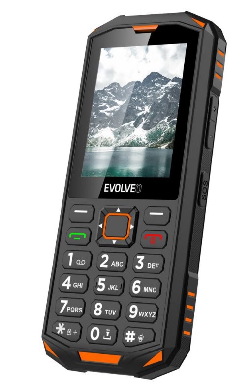 EVOLVEO StrongPhone X5 černo-oranžová