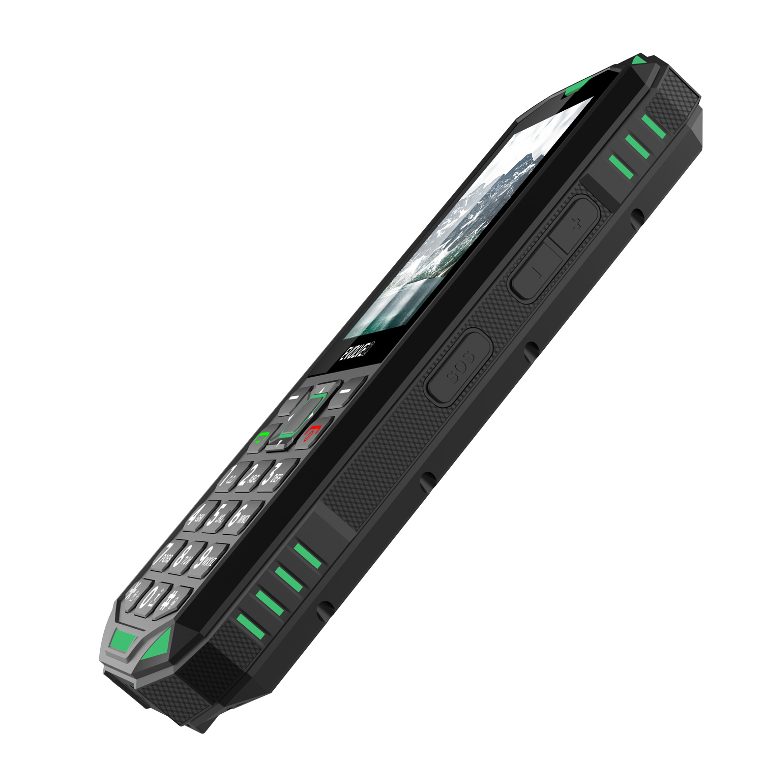 EVOLVEO StrongPhone X5 černo-zelený