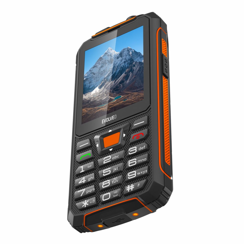 EVOLVEO StrongPhone Z6 černo-oranžový