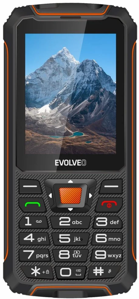EVOLVEO StrongPhone Z6 čierno-oranžový