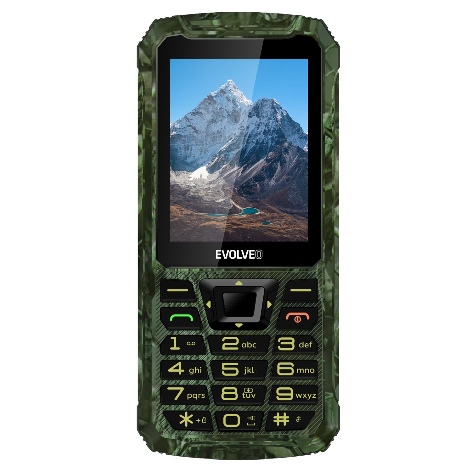 EVOLVEO StrongPhone Z6 lovecká kamufláž