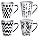 Excellent Houseware 5-dielna sada keramických hrnčekov , 310 ml